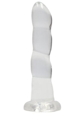 Crystal Clear non realistic dildo 17 cm