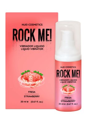 Rock Me Liquid Vibrator Strawberry 20 ml
