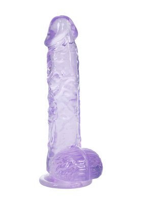 Crystal Clear dildo 13 cm, Purple