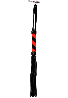 Mon Amie Suede Whip Short Black/Red