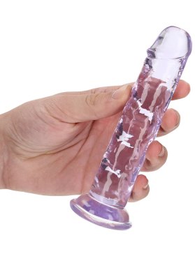 Crystal Clear Dildo 14,5 cm, Purple