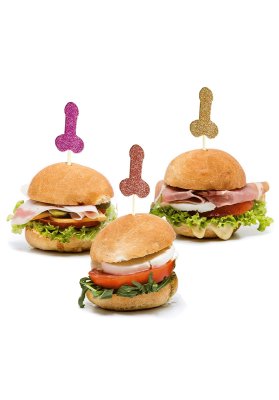 Glitterati Penis Cupcake Set