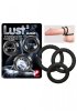 Lust Penisringar Svart 3-pack