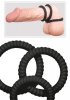 Lust Penisringar Svart 3-pack