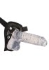 Crystal Clear Strap-On with Harness