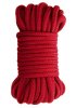 Thick Red Bondage Rope, 10 m
