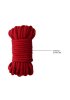 Thick Red Bondage Rope, 10 m