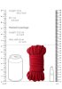 Thick Red Bondage Rope, 10 m