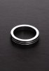 Ribbed Steel Cockring 40 mm
