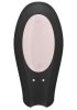 Satisfyer Double Joy Parvibrator, Svart