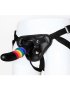 Colourful Love Dildo with Strap-On