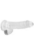 Crystal Clear dildo 15 cm, Clear