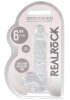 Crystal Clear dildo 15 cm, Clear