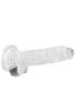 Crystal Clear dildo 17 cm, Clear