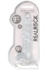 Crystal Clear dildo 22 cm, Clear