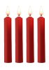BDSM Vaxljus Röda 4-pack