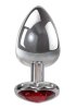 Large Red Heart Gem Anal Plug
