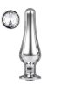 Gleaming Love Medium Pleasure Plug, Silver