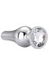 Gleaming Love Medium Pleasure Plug, Silver