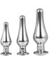 Gleaming Love Pleasure Plug Set, Silver