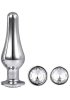 Gleaming Love Pleasure Plug Set, Silver