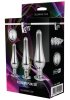 Gleaming Love Pleasure Plug Set, Silver