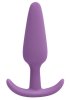 Lila Analplugg 9 cm
