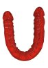 Dubbeldildo 43 cm, Röd