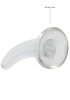 Crystal Clear non realistic dildo 11 cm
