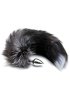 Black and White Fox Tail, Small Plug