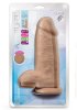 Au Natural Chub Dual Density Dildo Mocha 25 cm