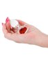 Crystal Desire Red Heart Buttplug, Small
