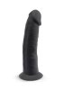 Dual Density Svart Dildo 15 cm