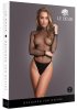 Body with Fishnet Structure and Turtle Neck