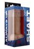 Shaft Liquid Silicone Dildo with balls Model C 8,5 Inch, Pine