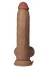 Shaft Vibrating Dildo Model C 9,5 Inch, Oak