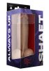 Shaft Liquid Silicone Dildo with balls Model A 8,5 Inch, Pine