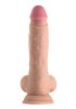 Shaft Liquid Silicone Dildo with balls Model A 9,5 Inch, Pine