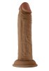 Shaft Liquid Silicone Dildo Model J 5,5 Inch, Oak