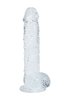 Crystal Clear dildo 13 cm, Clear