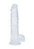 Crystal Clear dildo 13 cm, Clear