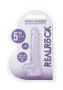 Crystal Clear dildo 13 cm, Purple