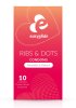 Easyglide Ribs and Dots Kondomer 10-pack