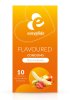 Easyglide Smaksatta Kondomer 10-pack