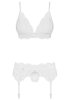Obsessive White Bra Set - S/M