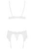 Obsessive White Bra Set - S/M