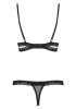 Obsessive Black Bra and String set