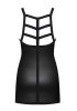 Obsessive Chemise and Thong Black