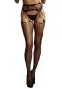 Shredded suspender pantyhose