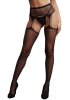 Suspender rhinestone pantyhose